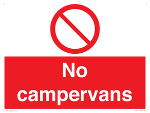 No campervans